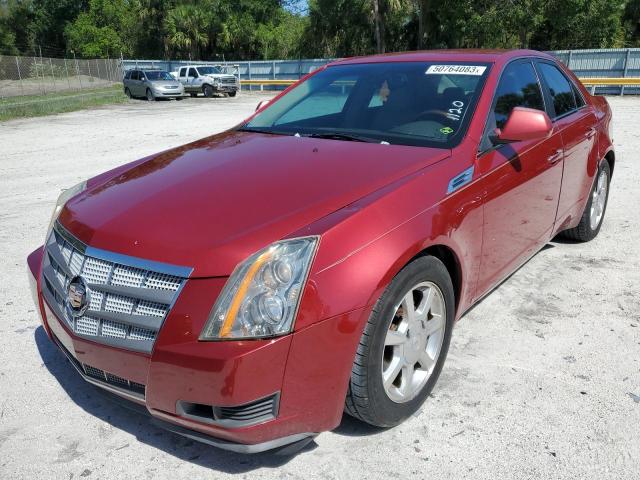 1G6DF577580179392 - 2008 CADILLAC CTS წითელი ფოტო 1