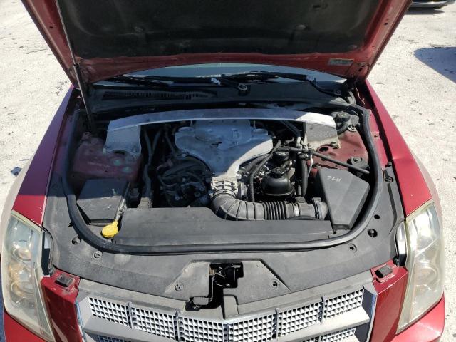 1G6DF577580179392 - 2008 CADILLAC CTS წითელი ფოტო 11