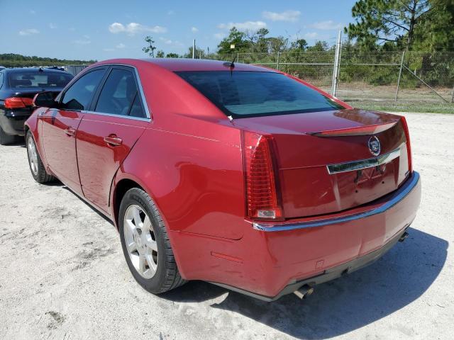 1G6DF577580179392 - 2008 CADILLAC CTS წითელი ფოტო 2