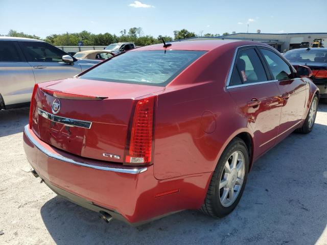 1G6DF577580179392 - 2008 CADILLAC CTS წითელი ფოტო 3