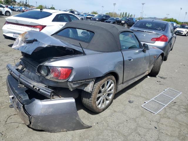 JHMAP11423T007539 - 2003 HONDA S2000 GRAY photo 3