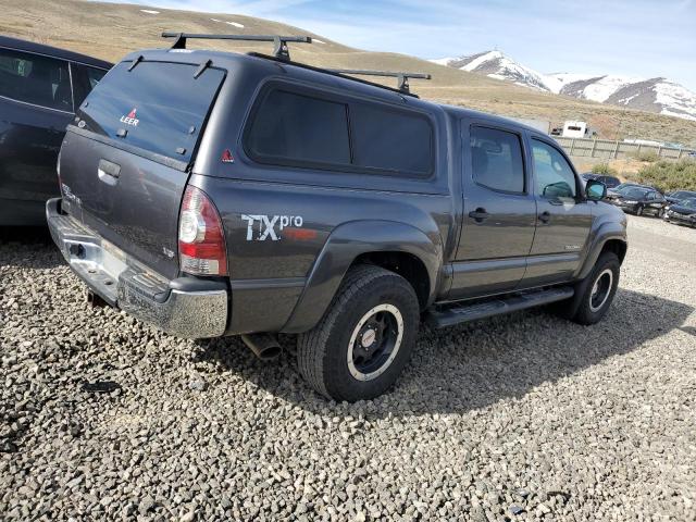 3TMLU4EN6DM115248 - 2013 TOYOTA TACOMA DOUBLE CAB CHARCOAL photo 3