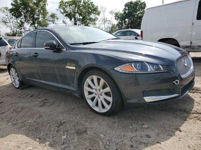 SAJWJ0EF8E8U31278 - 2014 JAGUAR XF CHARCOAL photo 4