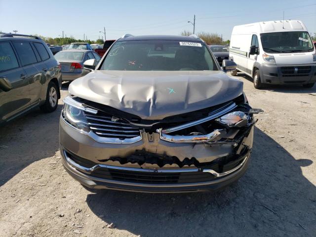 2LMPJ8KR2HBL45918 - 2017 LINCOLN MKX SELECT GRAY photo 5