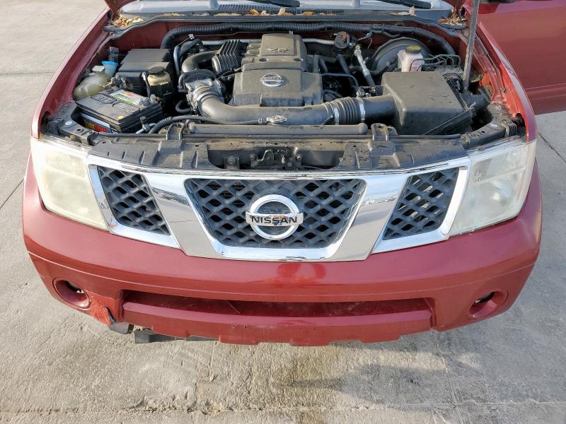 5N1AR18U05C770384 - 2005 NISSAN PATHFINDER LE MAROON photo 12