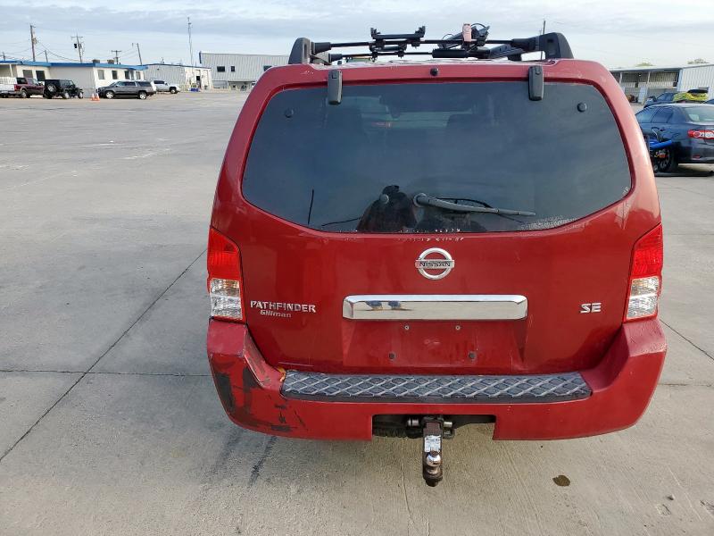 5N1AR18U05C770384 - 2005 NISSAN PATHFINDER LE MAROON photo 6