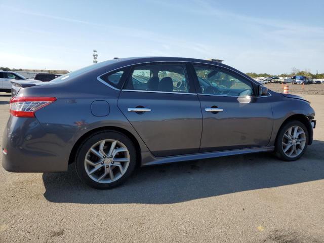 3N1AB7AP0EL636336 - 2014 NISSAN SENTRA S GRAY photo 3