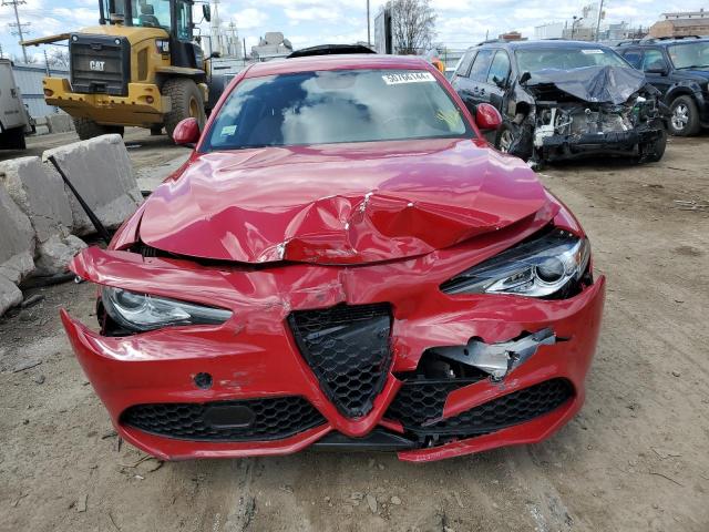 ZARFAEDN6H7533831 - 2017 ALFA ROMEO GIULIA Q4 წითელი ფოტო 5