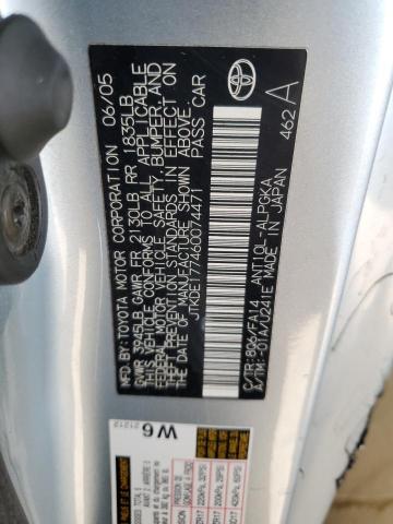 JTKDE177460074471 - 2006 TOYOTA SCION TC ვერცხლისფერი ფოტო 13