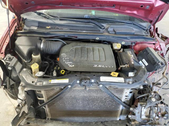 2A4RR8DG8BR679926 - 2011 CHRYSLER TOWN & COU TOURING L BURGUNDY photo 12