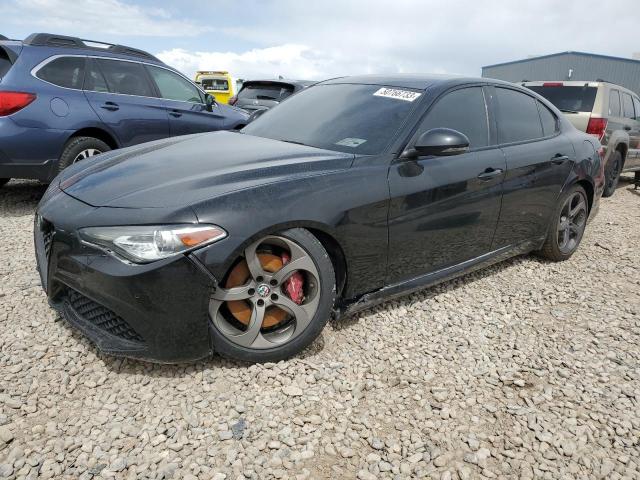 ZARFAEDNXJ7570242 - 2018 ALFA ROMEO GIULIA Q4 BLACK photo 1