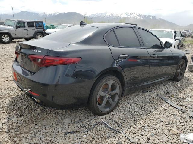 ZARFAEDNXJ7570242 - 2018 ALFA ROMEO GIULIA Q4 BLACK photo 3