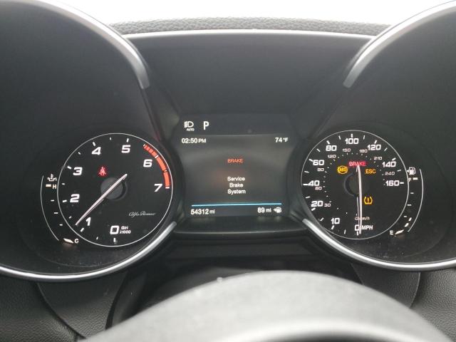 ZARFAEDNXJ7570242 - 2018 ALFA ROMEO GIULIA Q4 BLACK photo 9