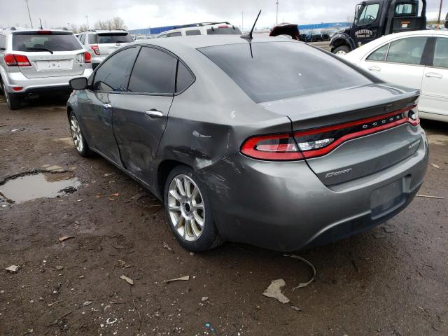 1C3CDFCAXDD335150 - 2013 DODGE DART LIMITED GRAY photo 2