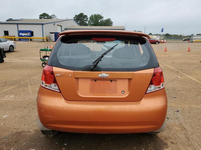 KL1TG62655B406677 - 2005 CHEVROLET AVEO LT ORANGE photo 6