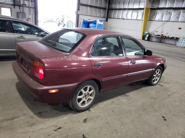 JS2GB31S4W5140046 - 1998 SUZUKI ESTEEM GL MAROON photo 3