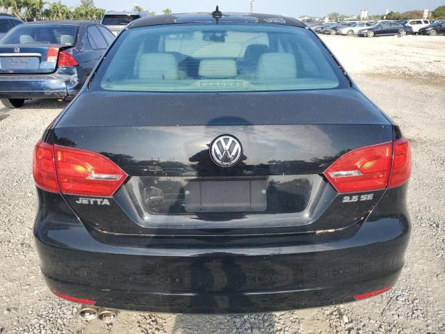 3VWDX7AJ1BM107097 - 2011 VOLKSWAGEN JETTA SE BLACK photo 6