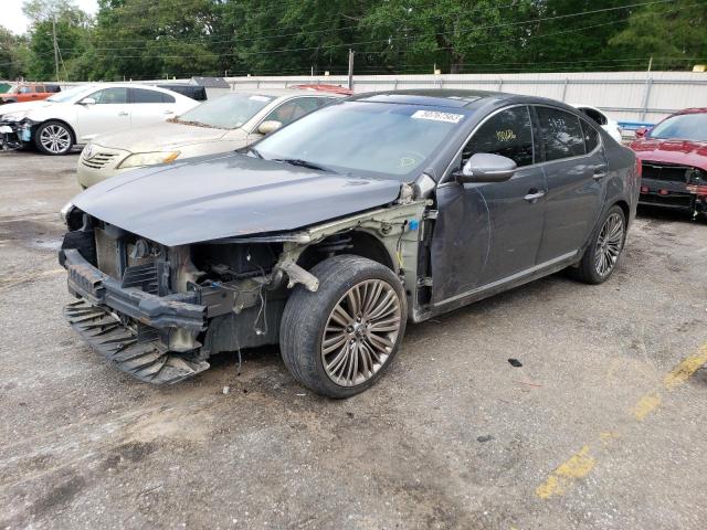 KNALN4D75E5159438 - 2014 KIA CADENZA PREMIUM GRAY photo 1