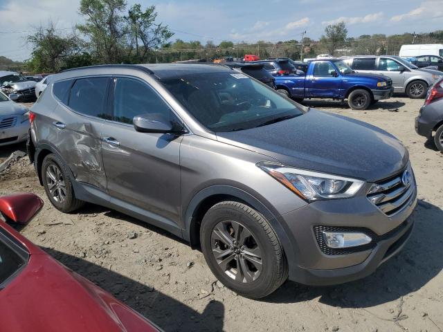 5XYZUDLB0FG286838 - 2015 HYUNDAI SANTA FE S GRAY photo 4