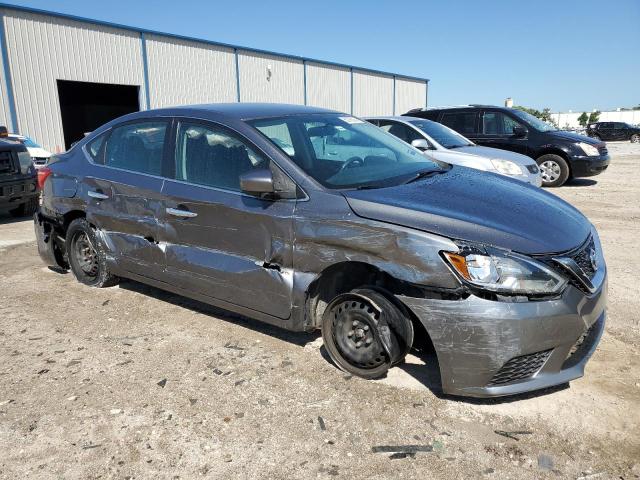 3N1AB7APXJY203099 - 2018 NISSAN SENTRA S GRAY photo 4