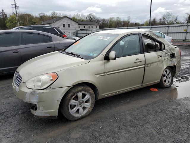 KMHCN46C36U005617 - 2006 HYUNDAI ACCENT GLS BEIGE photo 1