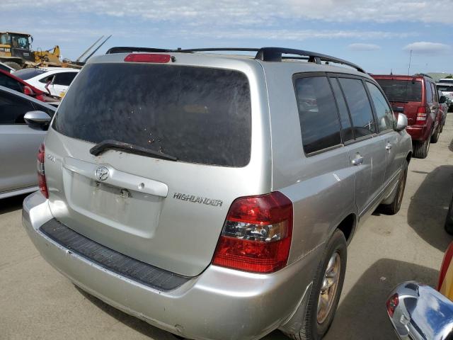 JTEGD21A350129584 - 2005 TOYOTA HIGHLANDER SILVER photo 3