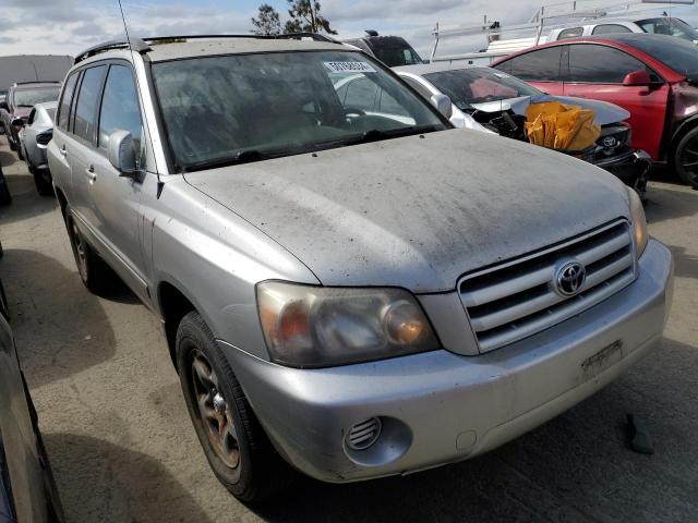 JTEGD21A350129584 - 2005 TOYOTA HIGHLANDER SILVER photo 4