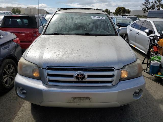 JTEGD21A350129584 - 2005 TOYOTA HIGHLANDER SILVER photo 5