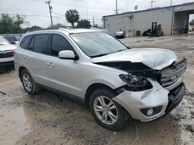 5XYZK3AB9CG152621 - 2012 HYUNDAI SANTA FE LIMITED SILVER photo 4