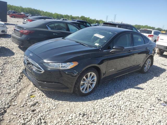 3FA6P0LU6HR408847 - 2017 FORD FUSION SE HYBRID BLACK photo 1