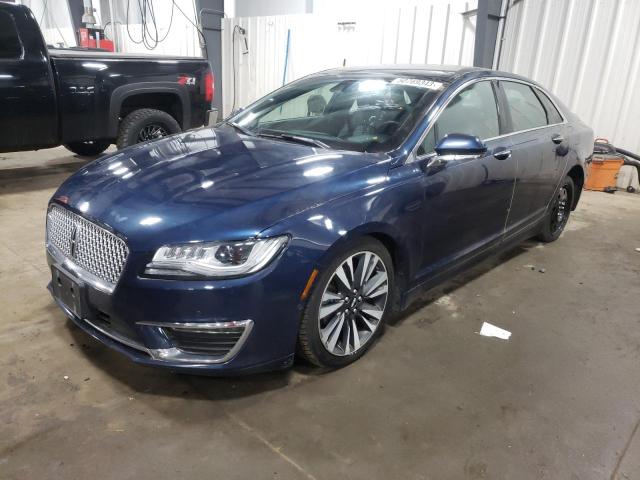 3LN6L5D97HR632850 - 2017 LINCOLN MKZ SELECT BLUE photo 1