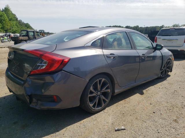 2HGFC2F87KH591566 - 2019 HONDA CIVIC SPORT Մոխրագույն լուսանկար 3