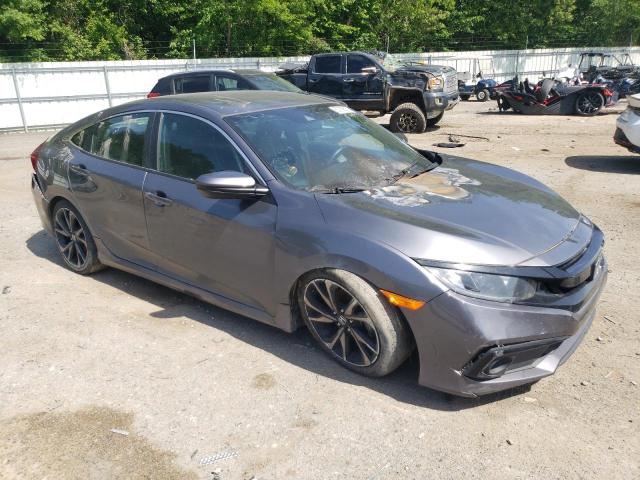 2HGFC2F87KH591566 - 2019 HONDA CIVIC SPORT Մոխրագույն լուսանկար 4