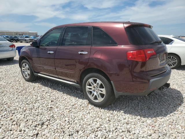 2HNYD28417H502252 - 2007 ACURA MDX TECHNOLOGY BURGUNDY photo 2