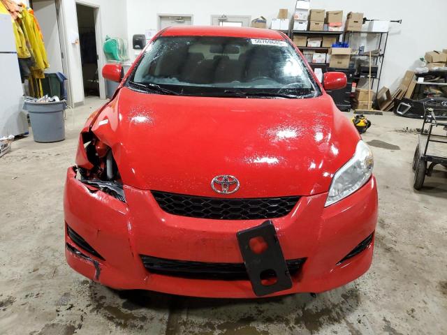 2T1KE4EE8AC045927 - 2010 TOYOTA COROLLA MA S RED photo 5