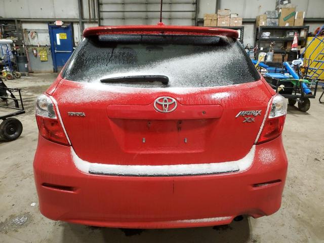 2T1KE4EE8AC045927 - 2010 TOYOTA COROLLA MA S RED photo 6
