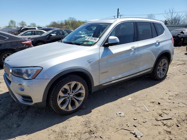 5UXWX9C58G0D79679 - 2016 BMW X3 XDRIVE28I SILVER photo 1