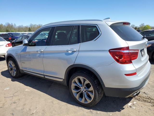 5UXWX9C58G0D79679 - 2016 BMW X3 XDRIVE28I SILVER photo 2