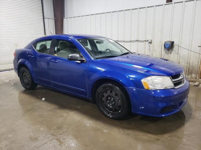 1C3CDZAG7CN251868 - 2012 DODGE AVENGER SE BLUE photo 4