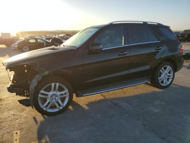 4JGDA5HB6EA427844 - 2014 MERCEDES-BENZ ML 350 4MATIC BLACK photo 1