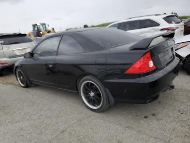 1HGEM21195L052280 - 2005 HONDA CIVIC DX VP BLACK photo 2