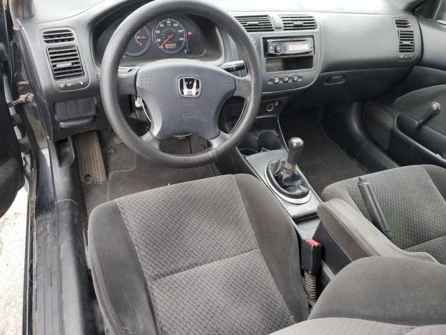 1HGEM21195L052280 - 2005 HONDA CIVIC DX VP BLACK photo 8