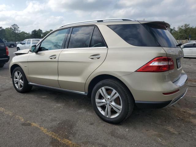 4JGDA5HB1CA078718 - 2012 MERCEDES-BENZ ML 350 4MATIC TAN photo 2