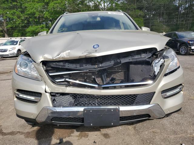 4JGDA5HB1CA078718 - 2012 MERCEDES-BENZ ML 350 4MATIC TAN photo 5