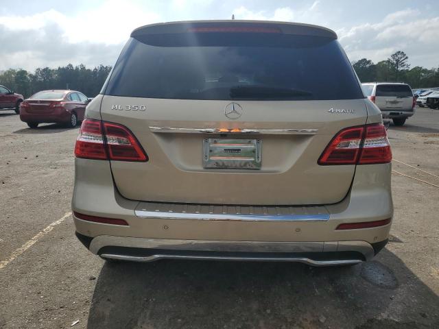 4JGDA5HB1CA078718 - 2012 MERCEDES-BENZ ML 350 4MATIC TAN photo 6