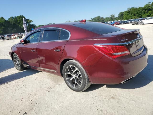 1G4G45G3XGF196113 - 2016 BUICK LACROSSE SPORT TOURING MAROON photo 2