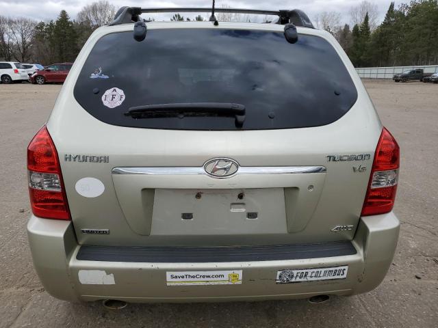 KM8JN72D78U819148 - 2008 HYUNDAI TUCSON SE GOLD photo 6