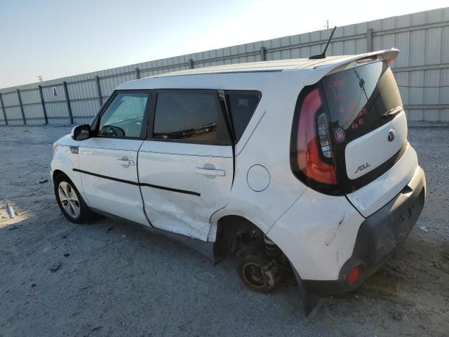 KNDJN2A21F7223875 - 2015 KIA SOUL WHITE photo 2