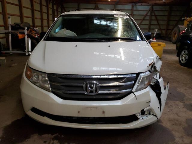 5FNRL5H40DB501870 - 2013 HONDA ODYSSEY EX WHITE photo 5