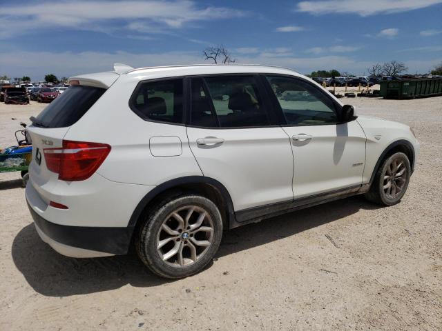 5UXWX7C59E0E75192 - 2014 BMW X3 XDRIVE35I WHITE photo 3